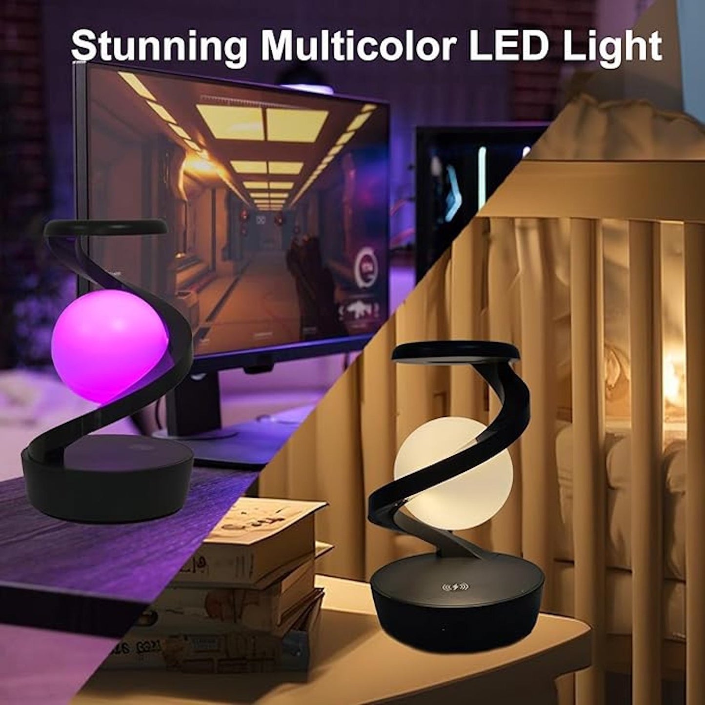 Spiral Rotating Desk Lamp