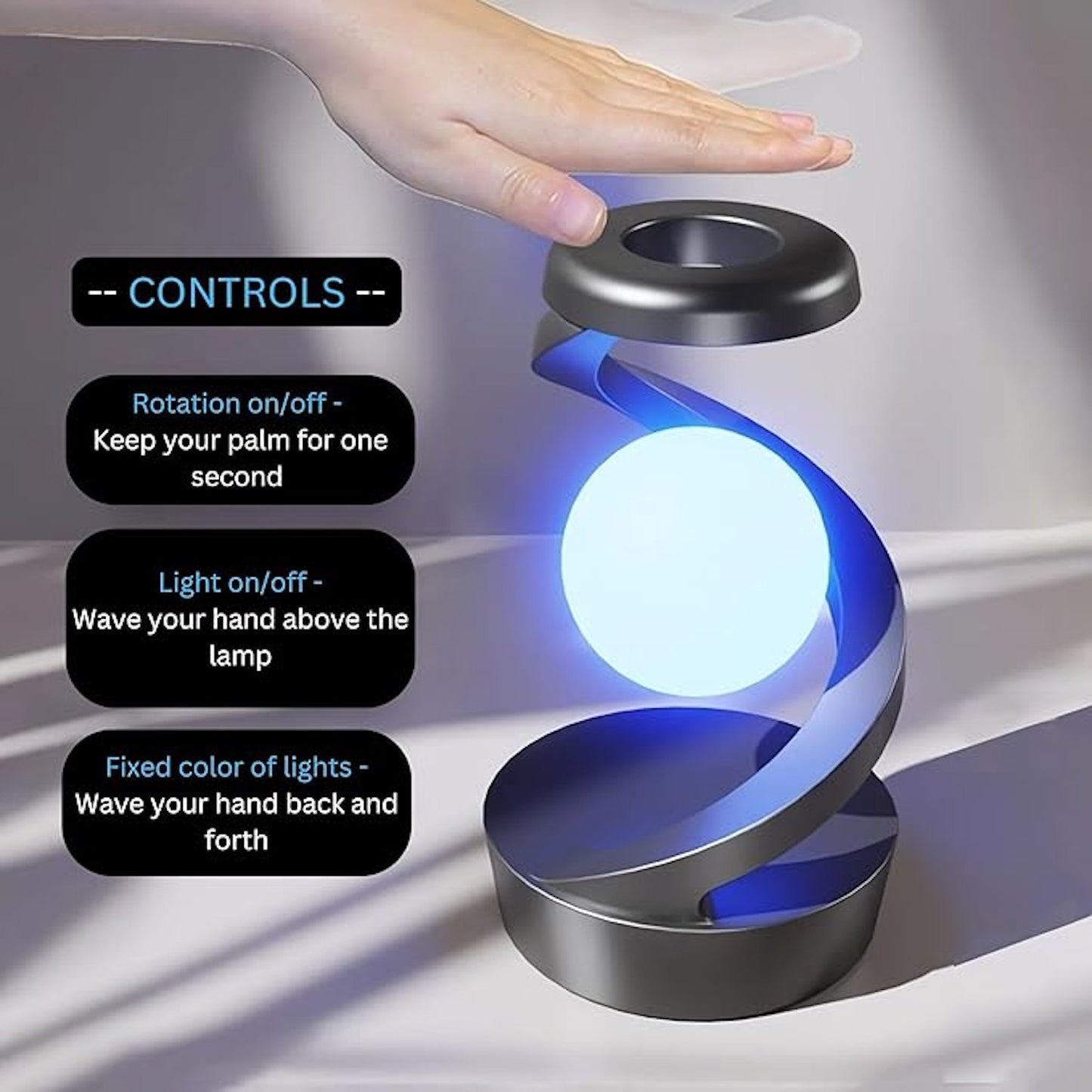 Spiral Rotating Desk Lamp
