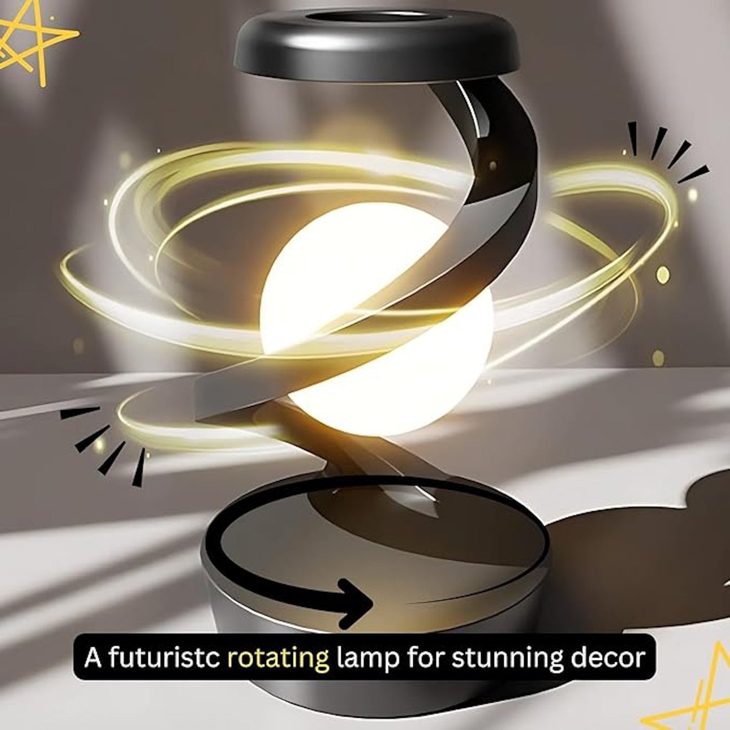 Spiral Rotating Desk Lamp