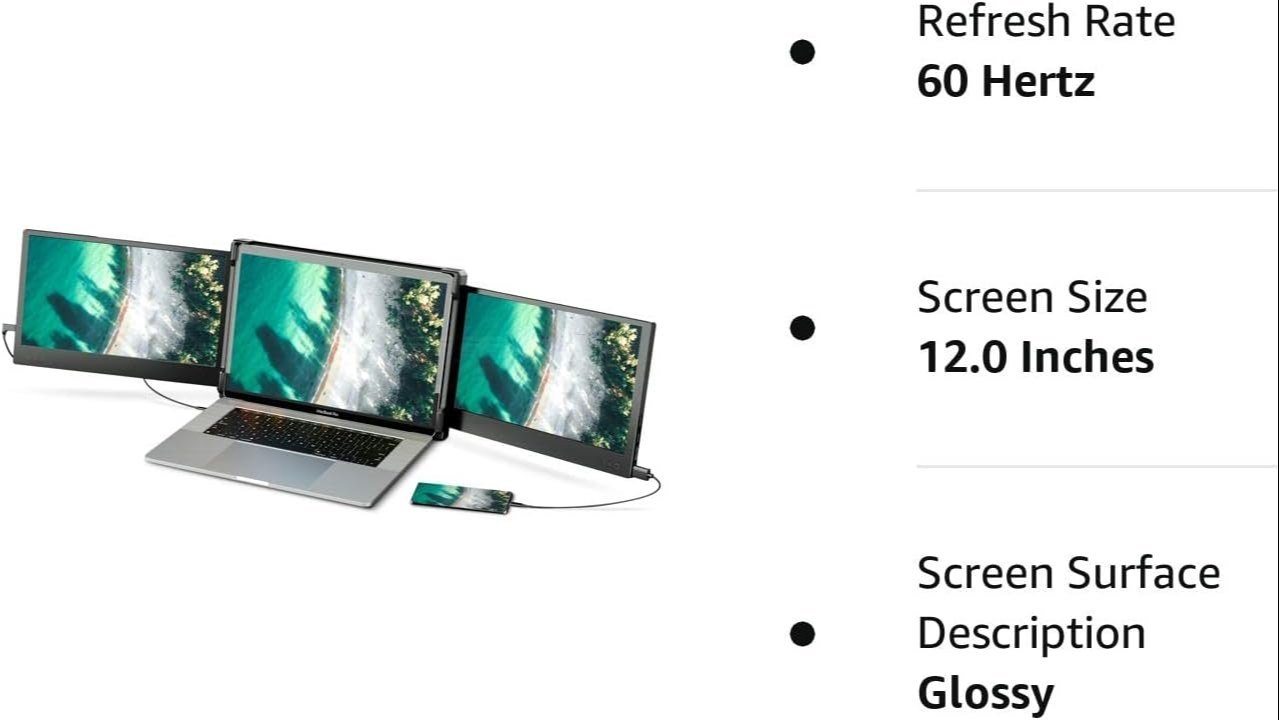 TriScreen Laptop Extender