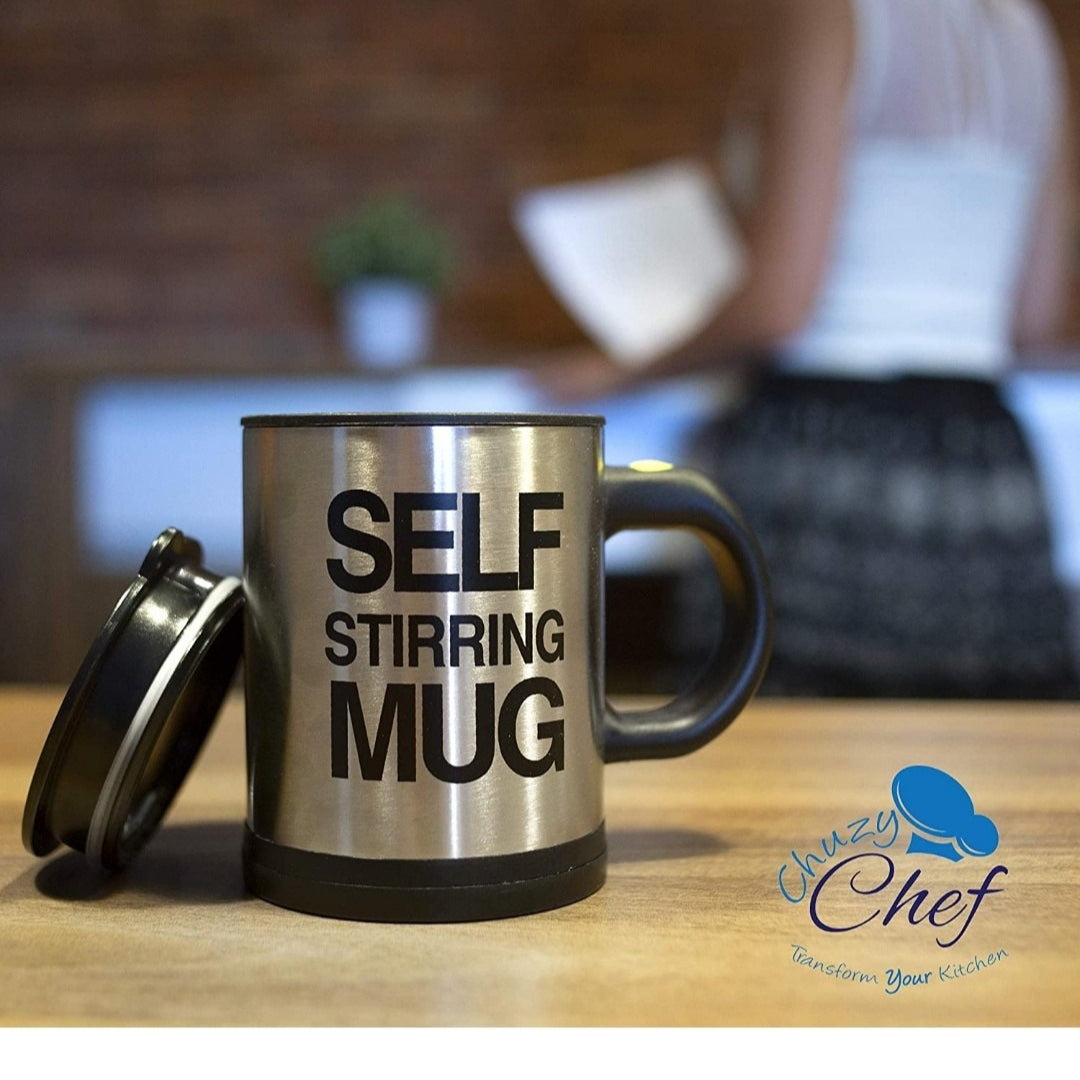 Stainless Steel Self Stirring Mug