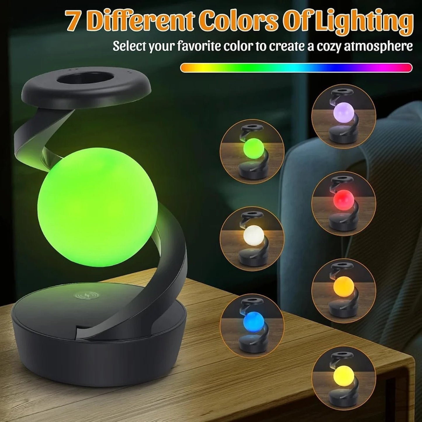 Spiral Rotating Desk Lamp