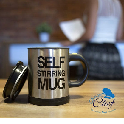 Stainless Steel Self Stirring Mug