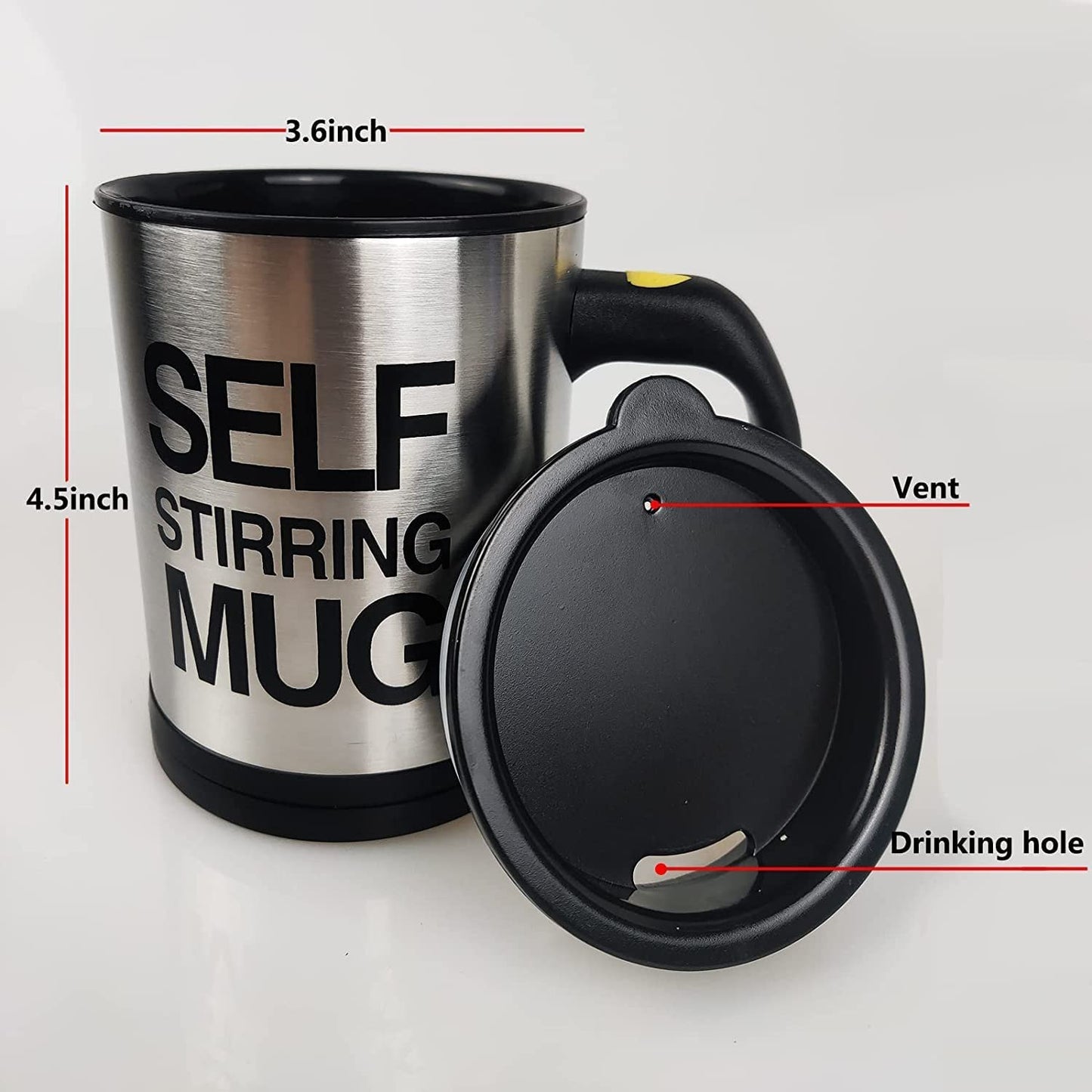 Stainless Steel Self Stirring Mug